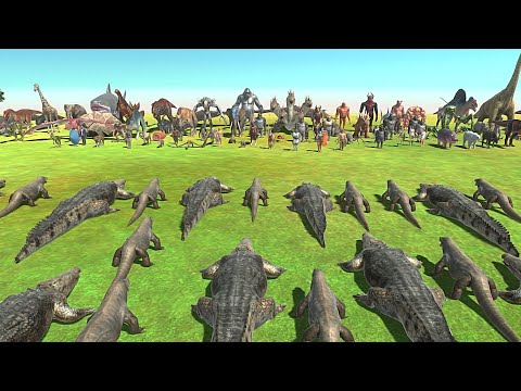 KOMODO DRAGON & CROCODILE VS FACTION similliar price - Animal Revolt Battle Simulator