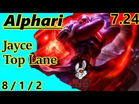 MSF Alphari as Jayce Top Lane - S7 Patch 7.24 - EUW Challenger - Full Gameplay