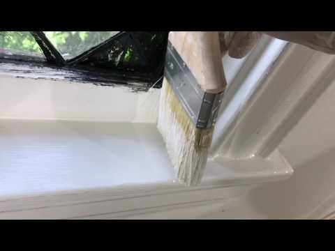 Putting enamel professionally on wood