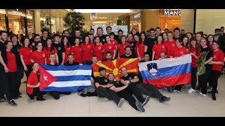 preview picture of video 'International Rueda De Casino Flash Mob Skopje, Macedonia - T.K.DANCE - 28 03 '15'