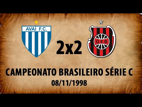 Avaí-SC 2x2 G.E.Brasil - Campeonato Brasileiro Série C 1998