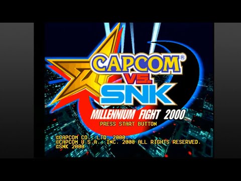Capcom vs SNK: Millennium Fight 2000 Sega Dreamcast HD 1080p 60fps VGA