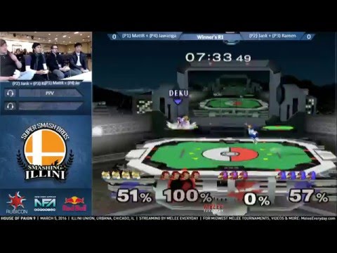 House of Paign 9 - MattR + Jawanga vs. Jank + Ramen - Winner's R1