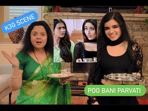 Poo Bani Parvati | Kabhi Khushi Kabhi Gham Scene | Kajol | Kareena Kapoor | Sneha Gupta #k3g