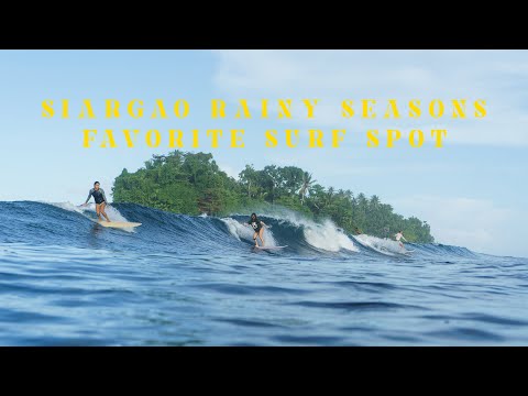 SURFING ONE OF MY FAVORITE SURF SPOT IN SIARGAO AS A REGULAR FOOTER