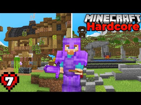 FULL NETHERITE ARMOR makes Hardcore Minecraft 1.18 Survival SO EASY : Let's Play Ep 7