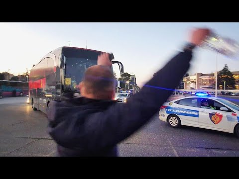 Tirana - Partizani - Ja pritja spektakolare qe i behet ekipit