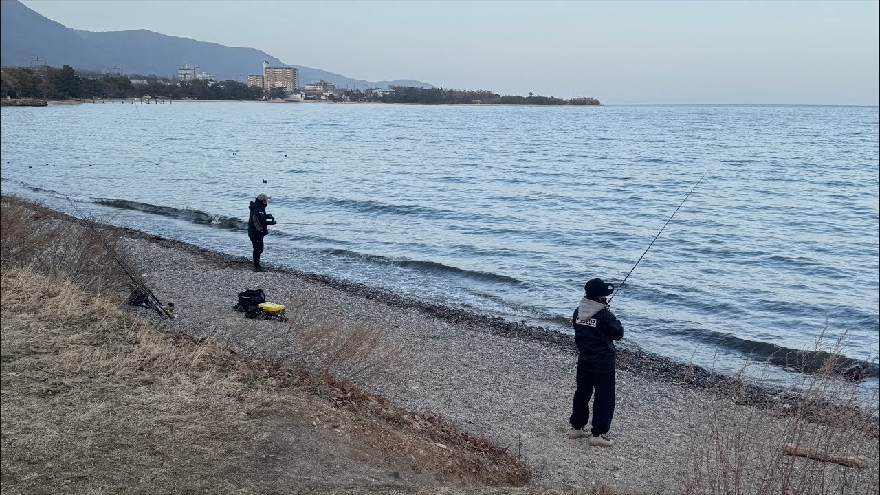 琵琶湖北湖西岸のバス釣りオカッパリ2