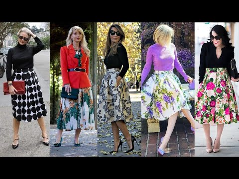 Looks modernos con faldas elegantes y casuales para mujeres maduras ✨💖