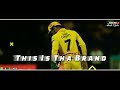 CSK Attitude Status CSK Bhaigiri Status IPL Coming Status Attitude WhatsApp Status CSK Status