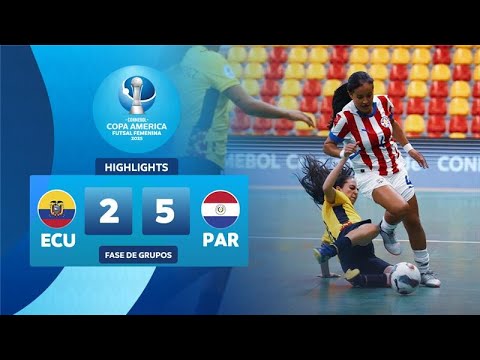 ECUADOR 2-5 PARAGUAY | Highlights | CONMEBOL Copa América Futsal Femenina 2025™