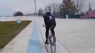 preview picture of video 'Luigi time trial training at velodromo Francone.'