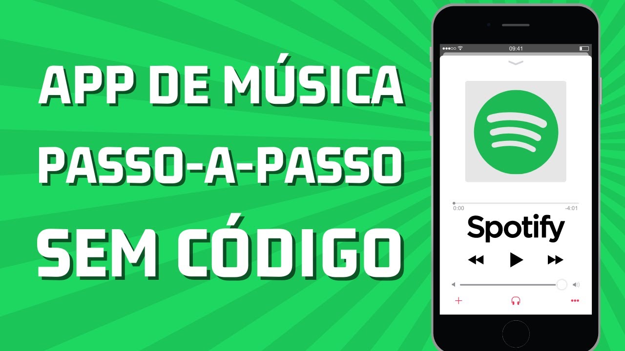 Tutorial No-Code: Como Criar um Aplicativo igual Spotify (Streaming de Músicas) Gratuitamente