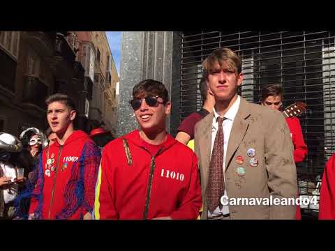 Chirigota juvenil La casa de papel colorao (Pasodoble Ay mi diosa) - Viernes de Carnaval