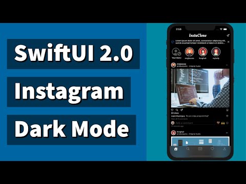 Build #SwiftUI 2.0 Instagram Clone Dark Mode and ViewModifiers II