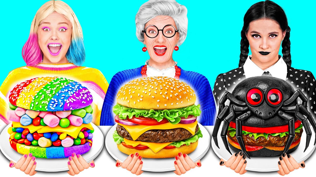 Wednesday vs おばあちゃんの料理チャレンジ | 素晴らしい料理レシピ HAHANOM Challenge