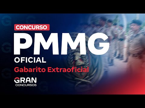 Concurso PMMG: Gabarito Extraoficial para Oficial