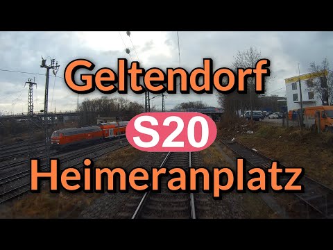 Führerstandsmitfahrt 2019 S-Bahn München - S20 Geltendorf - Heimeranplatz West