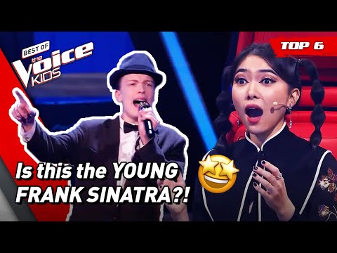 The most MAGNIFICENT covers of the LEGEND FRANK SINATRA 🤵 in The Voice Kids! | Top 6