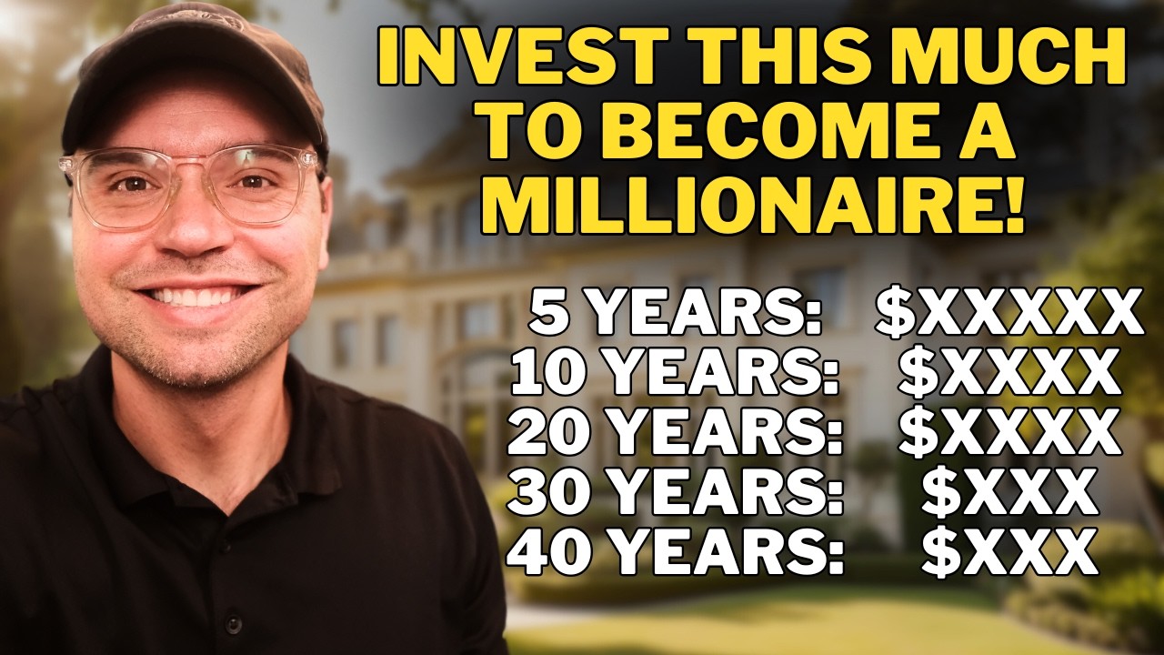 Invest THIS Much To Become A Millionaire (In Every timeframe)