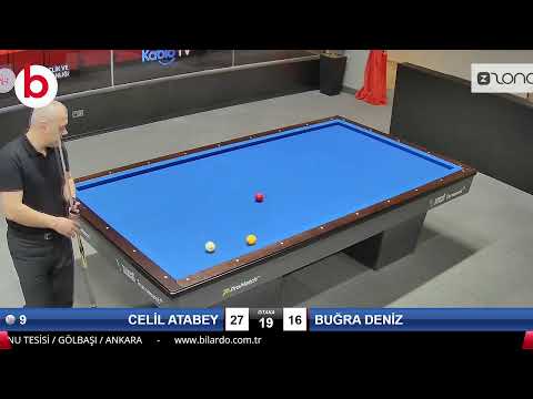 CELİL ATABEY & BUĞRA DENİZ Bilardo Maçı - 2022 ERKEKLER 1.ETAP-14.TUR