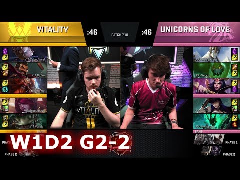 Unicorns of Love vs Vitality | Game 2 S7 EU LCS Summer 2017 Week 1 Day 2 | UOL vs VIT G2 W1D2