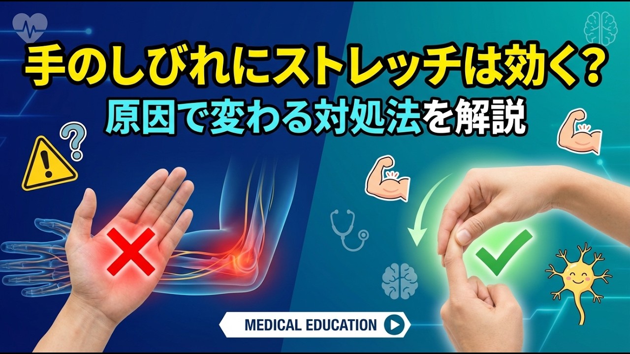 手のしびれにストレッチは効く？原因で変わる対処法を解説