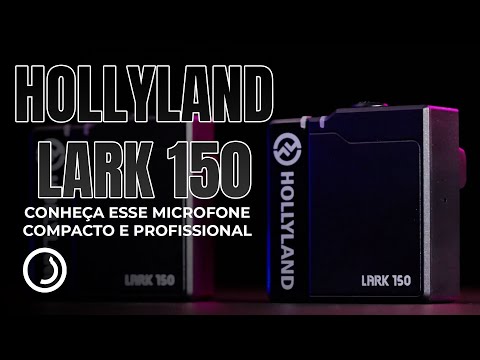Hollyland LARK 150 Solo Microfone Sem Fio - Detona Shop