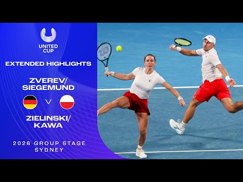 Zverev/Siegemund v Zielinski/Kawa Extended Highlights | United Cup 2026 Group F