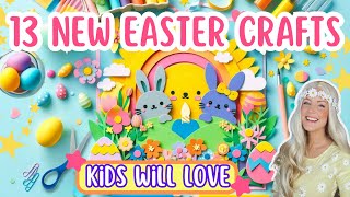 13 Easy & Adorable Easter Crafts for Kids! 🐰🌸 DIY Easter Decorations & Fun Spring Crafts