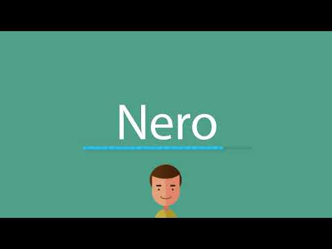 Nero pronunciation