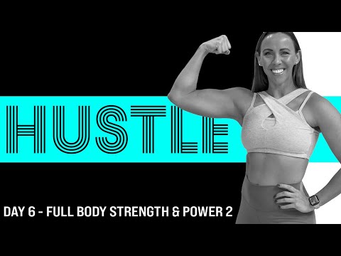 30 Minute At-Home Full Body Strength & Power Workout | HUSTLE #workoutathome #athomeworkout