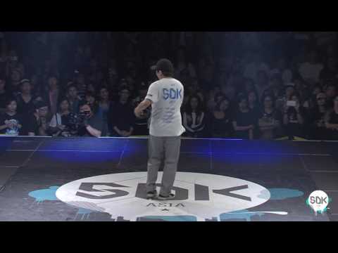 SDK ASIA 2016 Finals - Popping 1on1 - Louis Vs Bobby