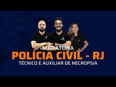 Live #145 - Maratona PC RJ - Técnico e Auxiliar em Necropsia