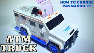 Cash Truck Piggy Bank for Kids | how to change password | Forgotten Password | Unboxing Money safe