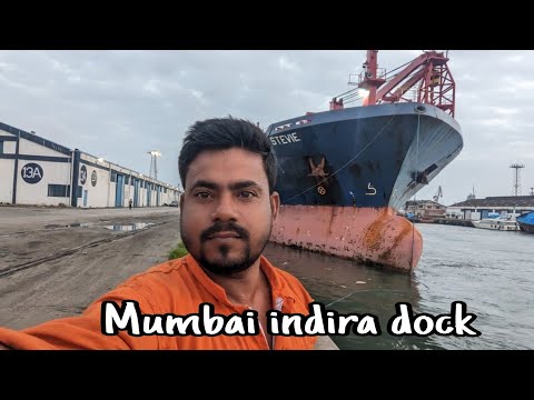 indira dock mumbai port//Indira dock jetty per ship Kaise lagta hai