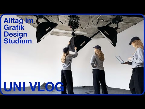 Mein Alltag als Grafik Design Studentin im 4. Semester