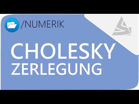 Numerik - Die CHOLESKY Zerlegung / Numerik Einführung [3/3] #SCIENZLESS