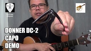 Video thumbnail for Donner DC-2 Guitar Capo Demo Review by Edwin-E