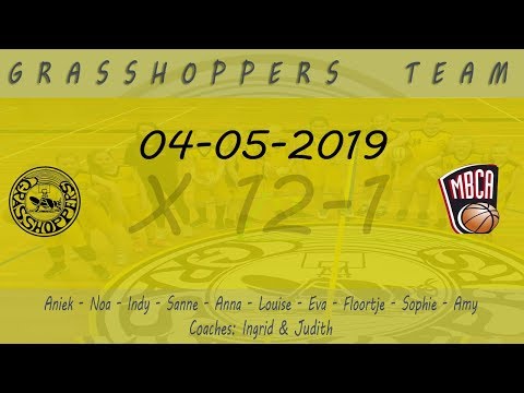 GrasshoppersMU12 1 Rayonwedstrijd tegen MBCA