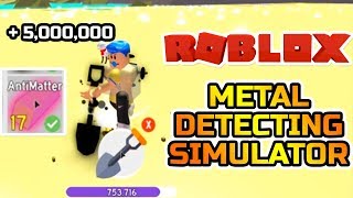 Roblox Metal Detecting Simulator New Beach Update Free Video - roblox treasure hunt simulator metal detector