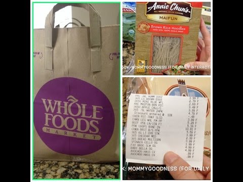 ORGANIC GROCERIES ON A BUDGET FROM WHOLE FOODS MARKET Video
