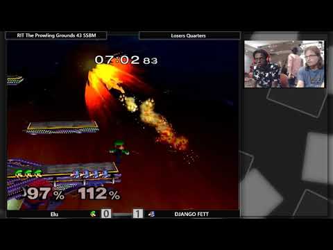 RIT TPG 43 SSBM - Losers Quarters - Elu (Luigi/Mario) vs DJANGO FETT (Falco)