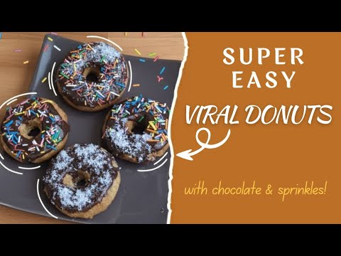 SUPER EASY Viral Donuts! Chocolate & Sprinkles Recipe | Learn Cooking with Arshia