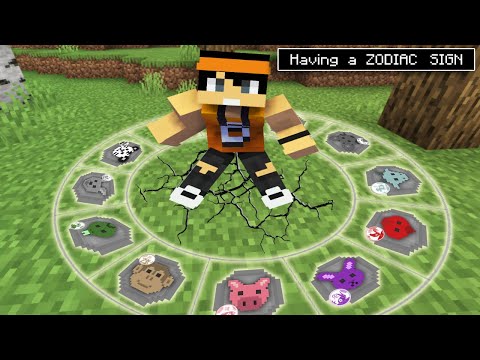 ZODIAC SIGNS in Minecraft PE?! You won't believe this!