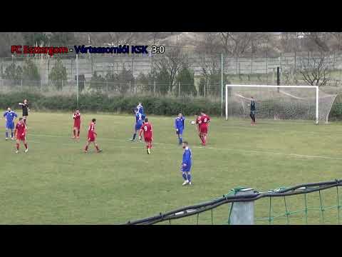 FC Esztergom - Vértessomlói KSK mérkőzés gólösszefoglalója, 2020. február 23.