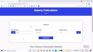 Salary Paycheck Calculator