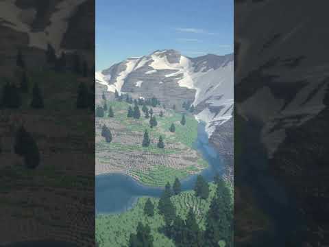 Ultra realistic Minecraft terrain