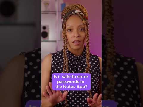 Please don’t store your passwords in the notes app!
