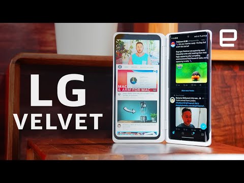 External Review Video QZR3sFNzJhk for LG VELVET Smartphone with LG Dual Screen